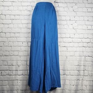 Sienna Sky Size L Blue Wide-Leg Pants